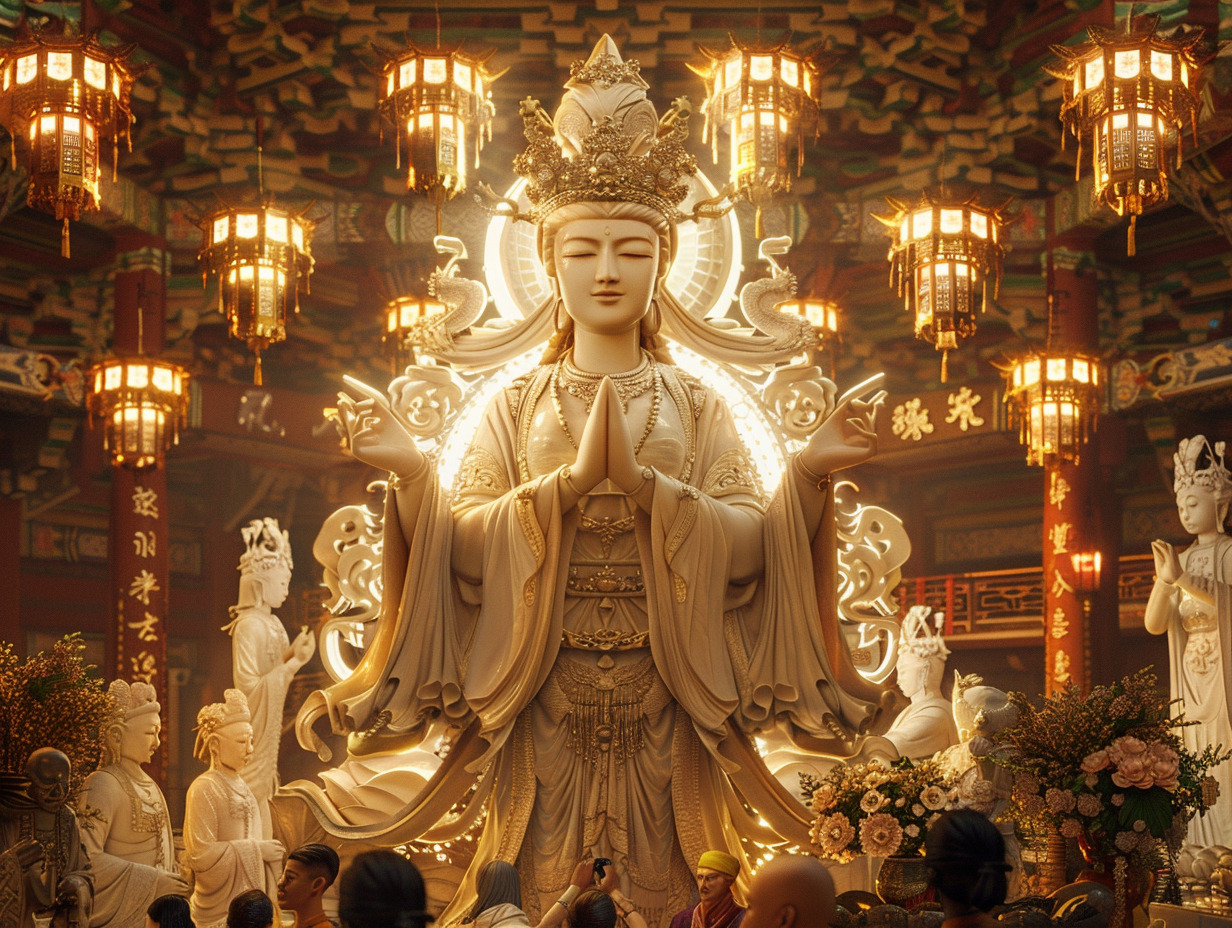 guanyin  déesse de la miséricorde : origines et culte en asie - guanyin  asie