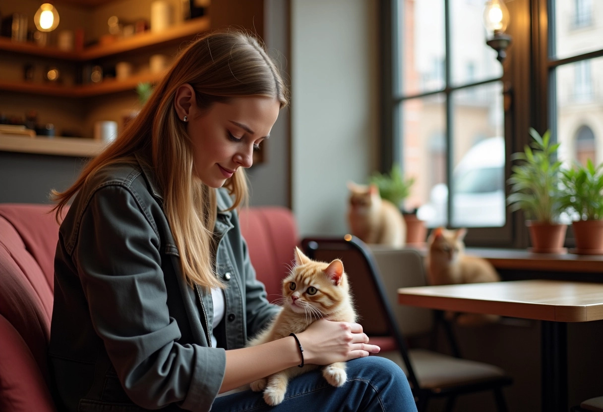 bar à chats lyon